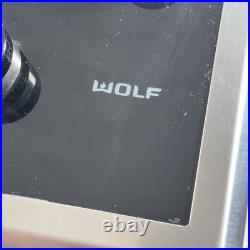 Wolf CG365T/S 36 5 Dual-Stacked Sealed Burners Gas Cooktop CG365TS New Open Box