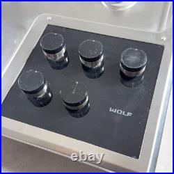 Wolf CG365T/S 36 5 Dual-Stacked Sealed Burners Gas Cooktop CG365TS New Open Box