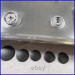 Wolf CG365T/S 36 5 Dual-Stacked Sealed Burners Gas Cooktop CG365TS New Open Box