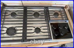 Wolf CG365T/S 36 Stainless Steel Natural Gas Cooktop 5 Sealed Burners