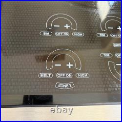 Wolf CT36E/8 Electric Built-In Cooktop 5 Burner Touch Control Glass Bridge