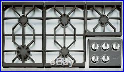 Wolf CT36G/S 36 Gas Cooktop in Stainless Steel with 5 Dual-Stacked Sealed Burners