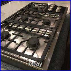 Wolf CT36G/S 36 Professional Gas Cooktop 5 Burner Stainless Steel Works GREAT