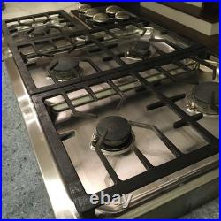 Wolf CT36G/S 36 Professional Gas Cooktop 5 Burner Stainless Steel Works GREAT