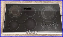 Wolf Cooktop 36 CT36E/S Black 5 Burner Electric Touch Control Panel TESTED
