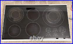 Wolf Cooktop 36 CT36E/S Black 5 Burner Electric Touch Control Panel TESTED