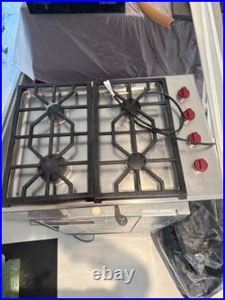 Wolf Gas Cooktop CG304P/S 30W Professional 4-Burner Stainless Steel