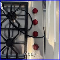 Wolf Gas Cooktop CG304P/S 30W Professional 4-Burner Stainless Steel