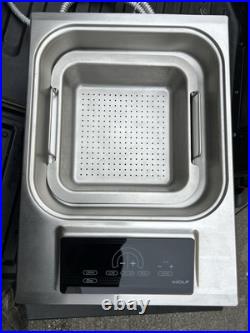 Wolf IS15S 15 Inch Electric Steamer Module Stainless New, Open Box Wolf IS15S 15 Inch Electric Steamer Module Stainless New, Open Box