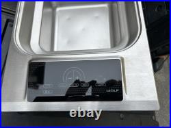 Wolf IS15S 15 Inch Electric Steamer Module Stainless New, Open Box Wolf IS15S 15 Inch Electric Steamer Module Stainless New, Open Box