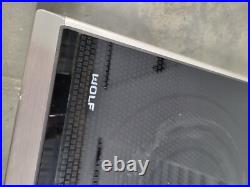 Wolf Model CT30E/S Electric Cooktop Black With Stainless Steel Trim 4 Burner