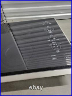 Wolf Model CT30E/S Electric Cooktop Black With Stainless Steel Trim 4 Burner