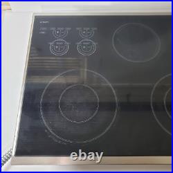 Wolf Model CT30ES Electric Cooktop Black With Stainless Steel Trim 4 Burner