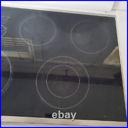 Wolf Model CT30ES Electric Cooktop Black With Stainless Steel Trim 4 Burner