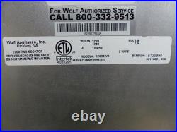 Wolf Model Ce304t/s 30 Electric Touch Control Cooktop Black Free Shipping