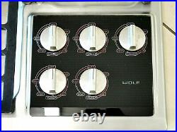 Wolf Model Ct36g/s-lp 36 Lp Propane Cooktop Stainless Refurbished