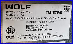 Wolf TM15TFS 15 Induction Teppanyaki Module, Stainless Steel Surface