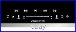 Wolkenstein Induktionskochfeld 80cm 2 Flexzonen BBQ Funktion Stop & Go Autark