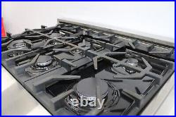 ZLINE RT-BR-36 Stainless Steel 36 Gas Rangetop with 6 Gas Burners Max 67500 BTU