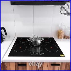 ZOKOP 30'' Electric Stove Top Cooktop Induction 5 Burner Touchpad Child Lock New