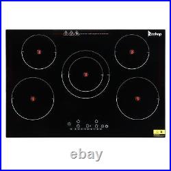 ZOKOP 30'' Electric Stove Top Cooktop Induction 5 Burner Touchpad Child Lock New