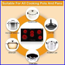 ZOKOP 35'' Electric Stove Top Cooktop Induction 6 Burner Touchpad Child Lock New