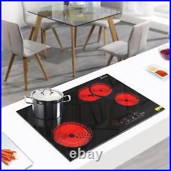 ZOKOP Built-in Electric Stove Top Touch 30'' Cooktop 4 Burner Ranges Apartment