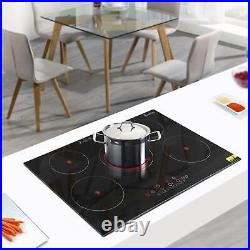 ZOKOP Electric Stove Top Cooktop 30'' 9 Power Levels Built-in 5 Burners Touch