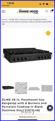 Zline 48in 8 Gas Rangetop